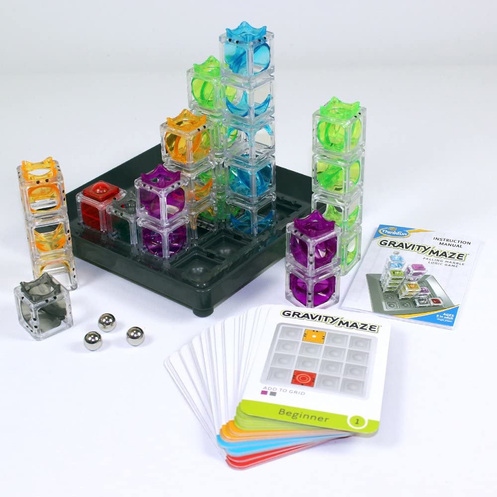 Thinkfun - Gravity Maze - Falling Marble Brain Game and Stem Toy for Kids Age 8