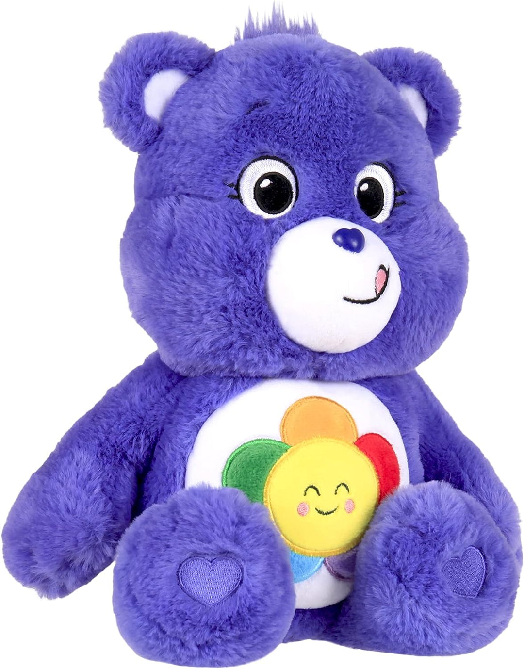 Care Bears Basic Fun 22082 Harmony Bear, 35cm Collectable Cute Plush Toy, Soft Toy