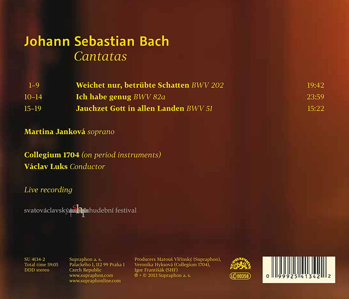 Cantatas [Audio CD]