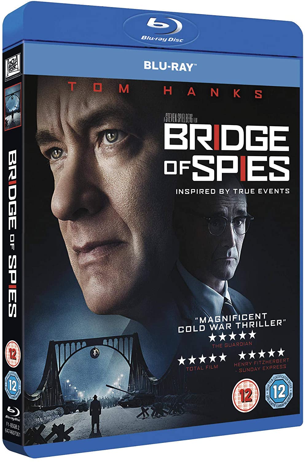 Bridge Of Spies BD [2015] [Region Free] - Thriller/Drama [Blu-ray]