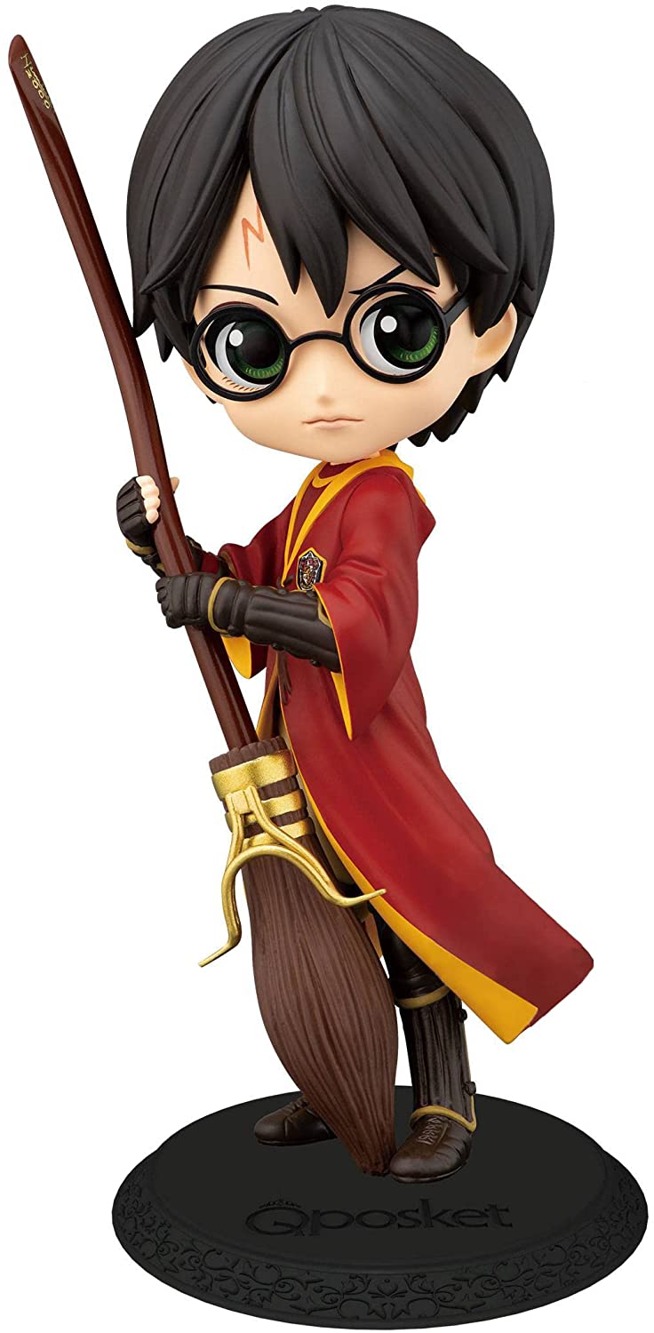 Banpresto BP19968 Q Posket-Harry Potter Quidditch Style-(ver.A), Multiple Colors