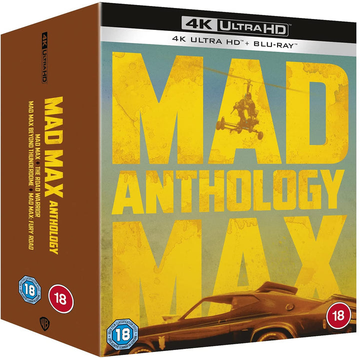 Mad Max Anthology [4K Ultra HD] [1979] [Region Free] [Blu-ray]