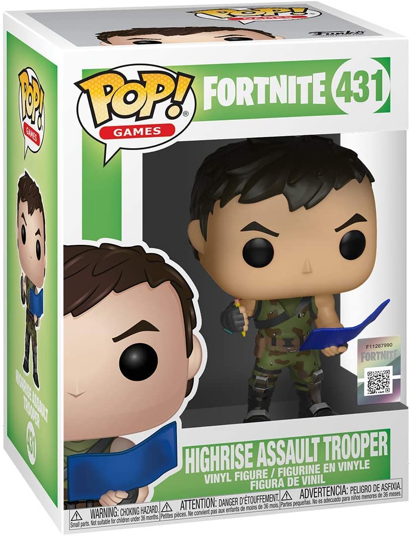 Fortnite Highrise Assault Trooper Funko 34465 Pop! Vinyl #431