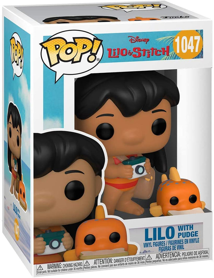 Disney Lilo y Stitch Lilo con Pudge Funko 55621 Pop! Vinilo n. ° 1047