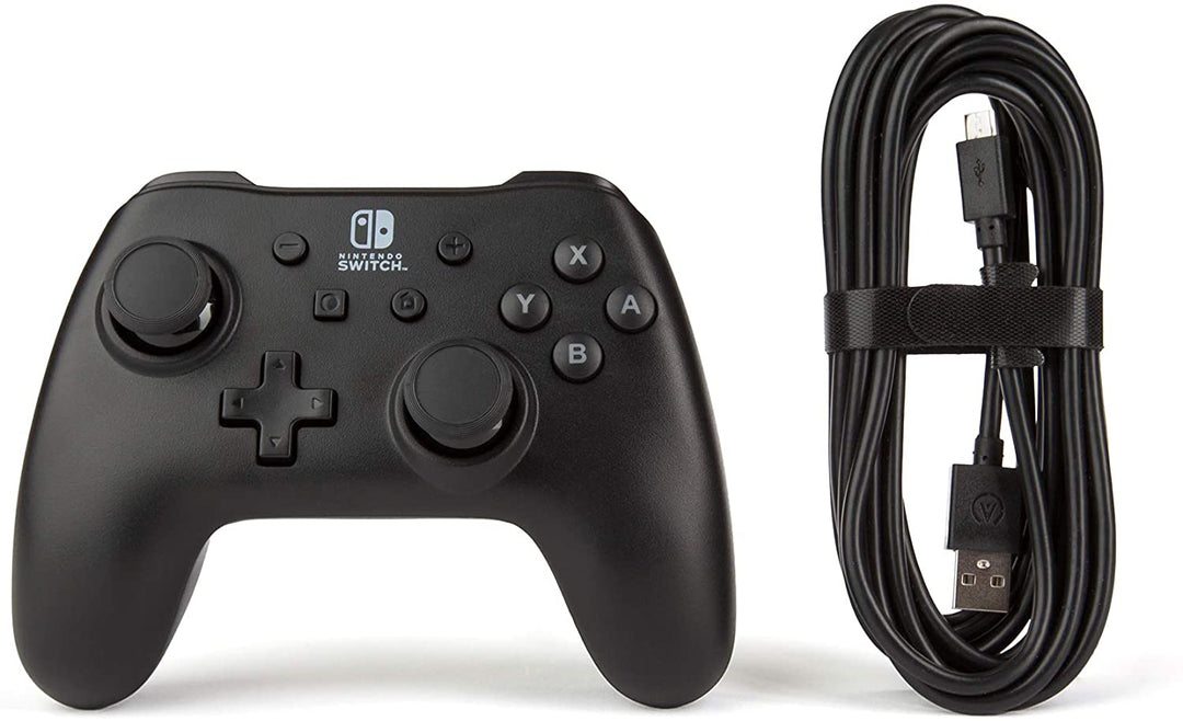 Manette de jeu filaire Nintendo Switch noir mat