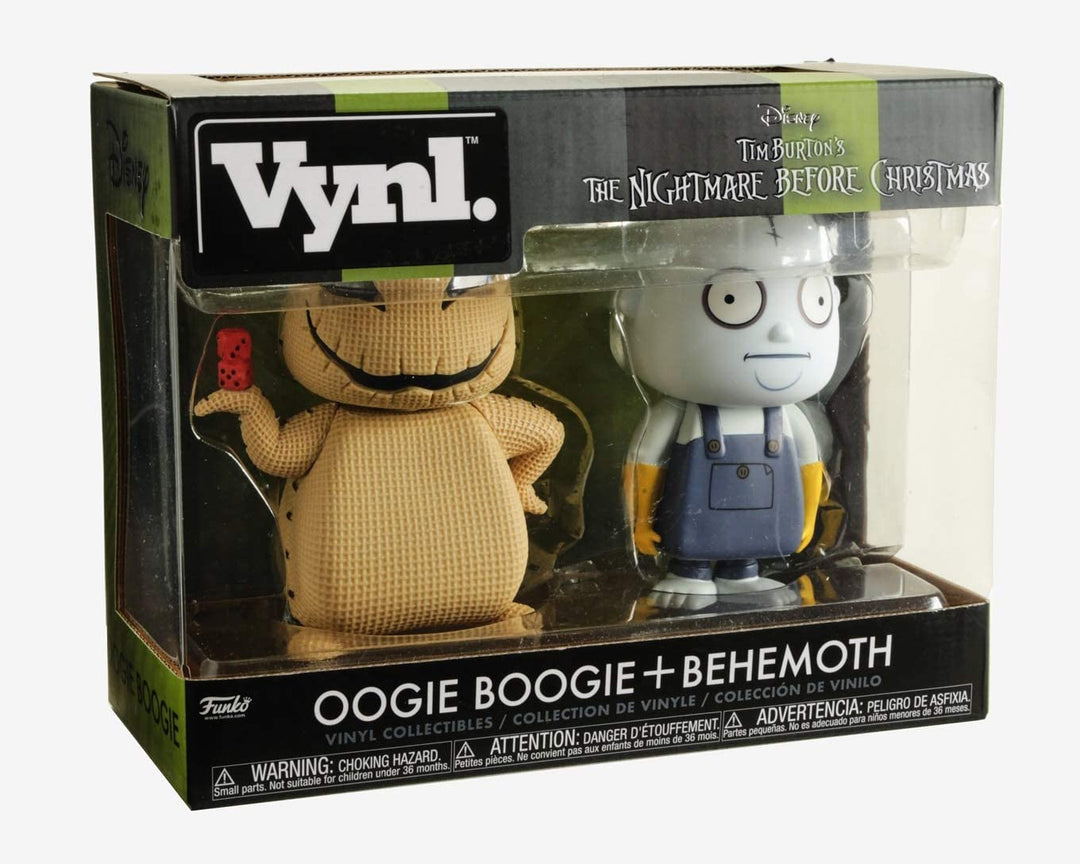 Funko 34000 VYNL 4 Inch 2-Pack: Disney: NBX: Oogie Boogie and Behemoth