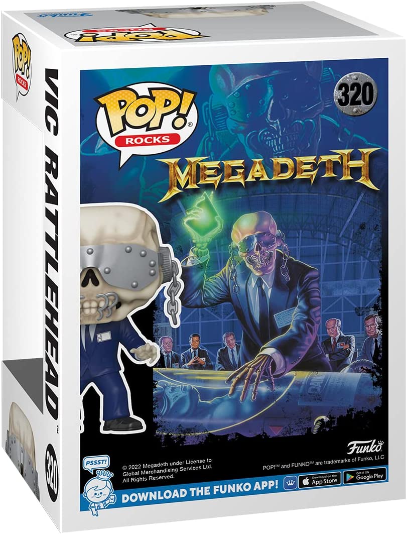 POP Rocks: Megadeth - Vic Rattlehead Funko 65772 Pop! Vinyl #320