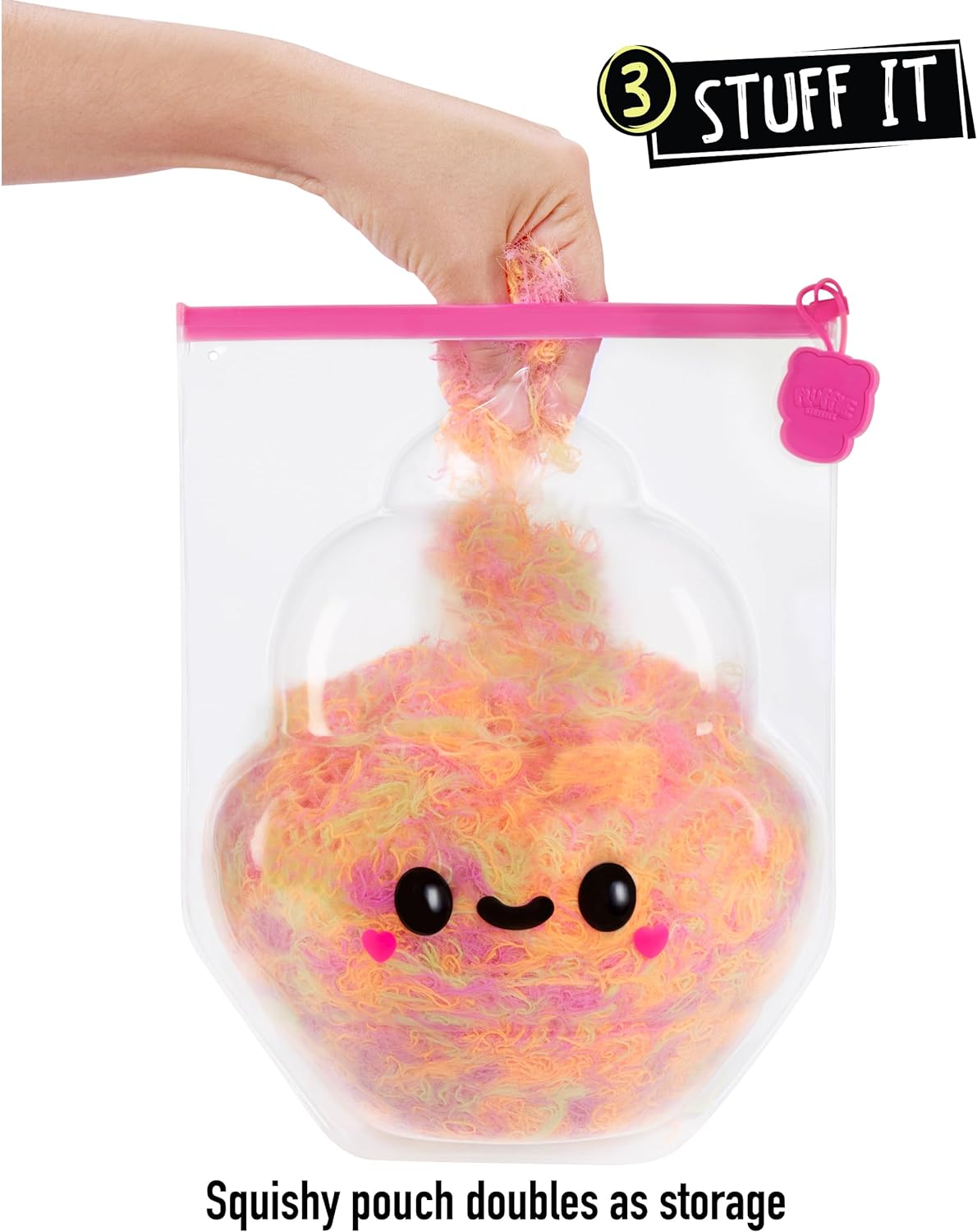 Fluffie Stuffiez Large Plush Ice Cream - 3 Ways to Play Pull, Reveal, Stuff 5
