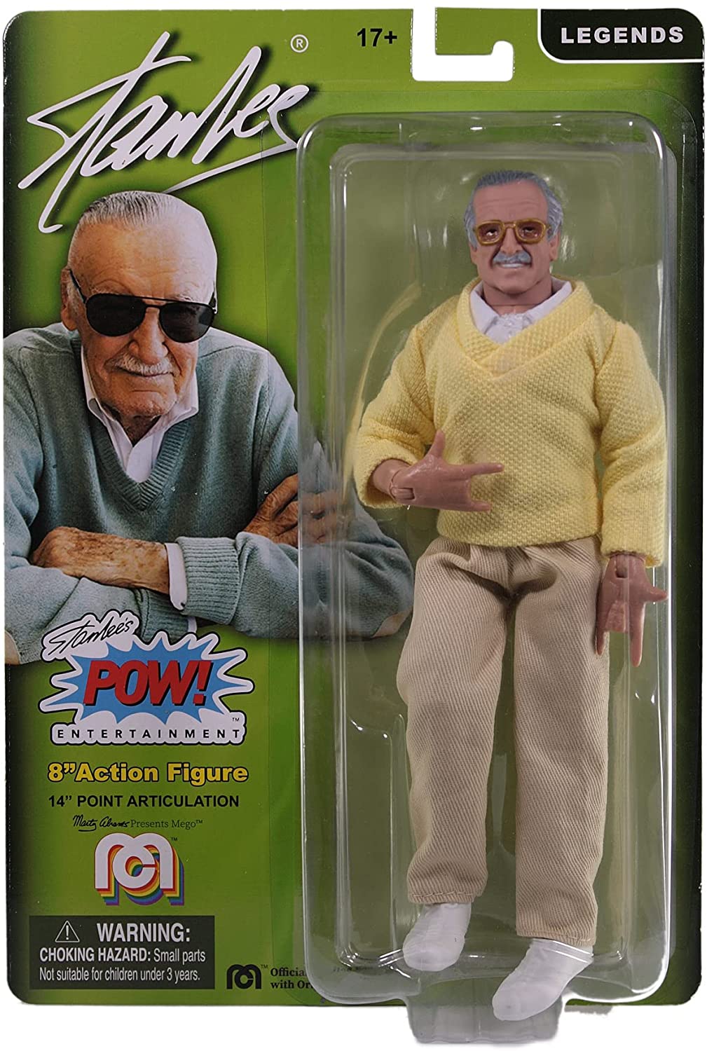 License To Play Stan Lee Web Hand 8 Inch Action Figure Standard