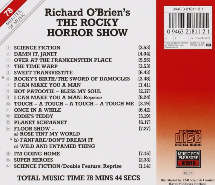 Richard O'Brien - Richard O'Brien's The Rocky Horror Show (The Whole Gory Story) [Audio CD]