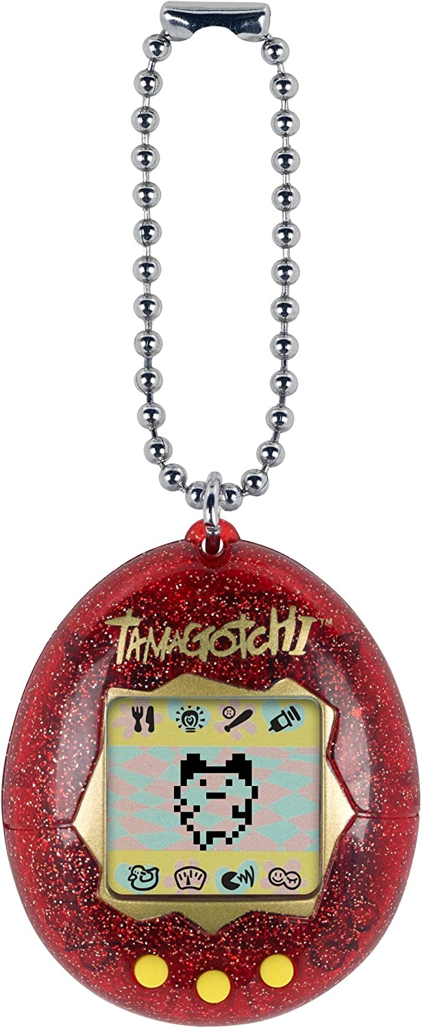 TAMAGOTCHI 42937NBNP Original Red Glitter, Multicolor