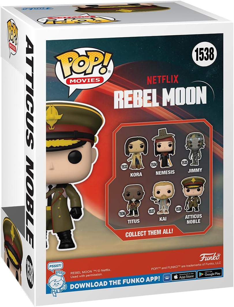 Funko POP! Movies: RM - Rebel Moon - Atticus Noble - Collectable Vinyl Figure