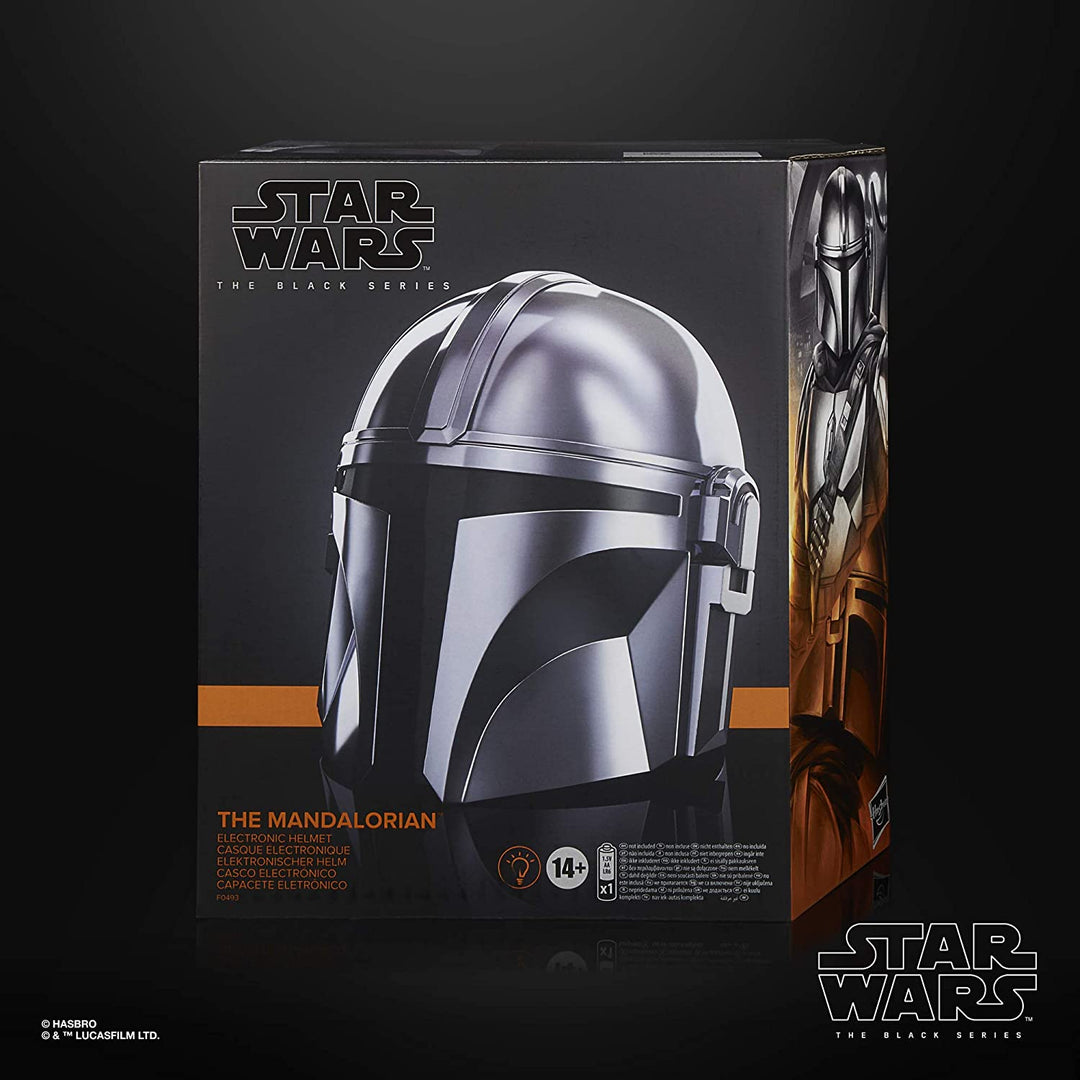 Star Wars The Black Series The Mandalorian Premium Electronic Helmet Roleplay Collectible, Toys for Kids Ages 14 and Up