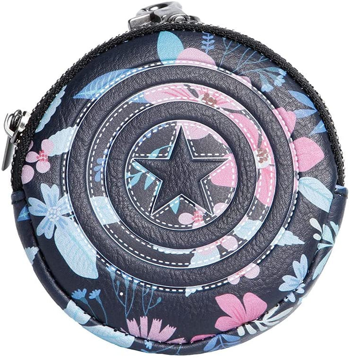 Captain America Spring-Cookie Coin Purse, Multicolour