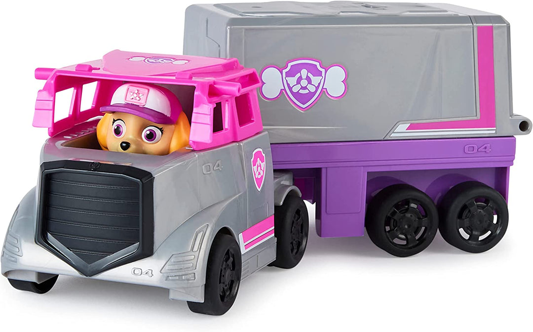 PAW Patrol, Big Truck Pups Skye Transforming Toy Truck with Collectible Action Figure