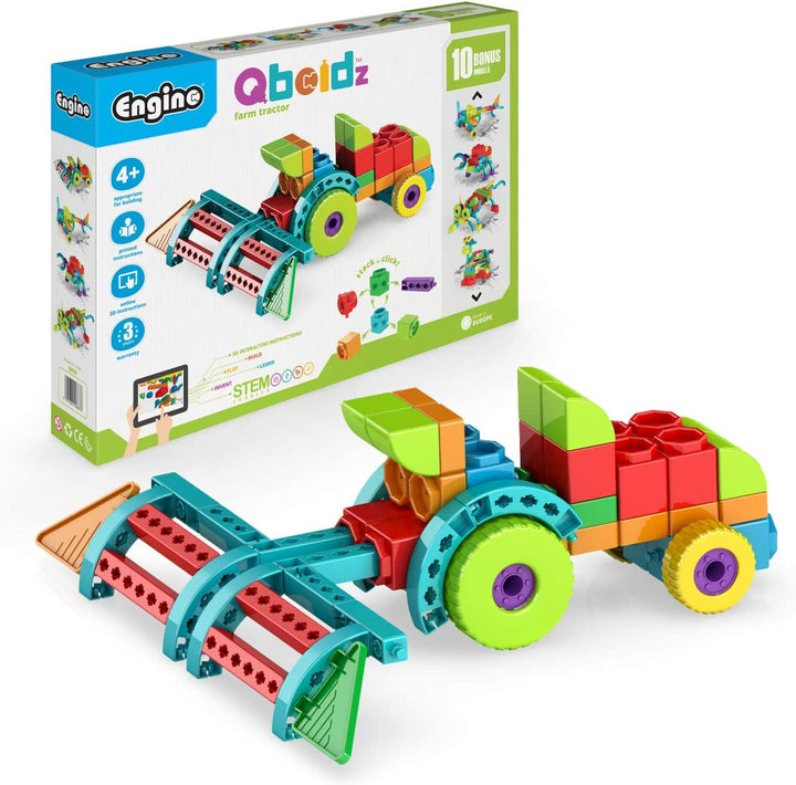 Engino - QBOIDZ Farm Tractor with 10 models