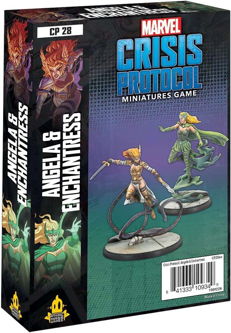 Atomic Mass Games Marvel Crisis Protocol: Angela and Enchantress Expansion - 2 Player Tabletop Miniatures Game (CP28en)