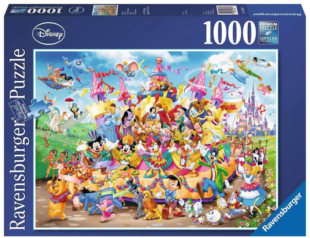 RVSB4 Ravensburger UK 19383 Ravensburger Disney Carnival Multicha, 1000pc Jigsaw Puzzle, Multicoloured