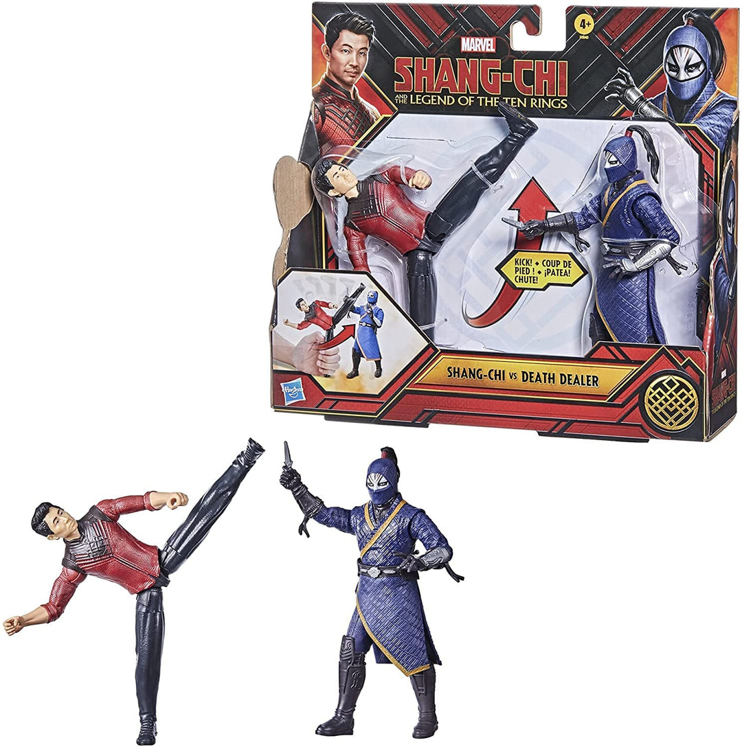 Hasbro Marvel Shang-Chi And The Legend Of Ten Rings Action Figure Toys, Shang-Chi vs Death Dealer Battle Pack for Children