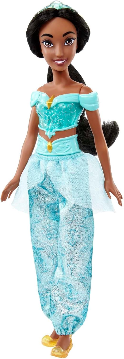 Disney Princess Toys, Jasmine Posable Fashion Doll with Sparkling Clothing and Accessories