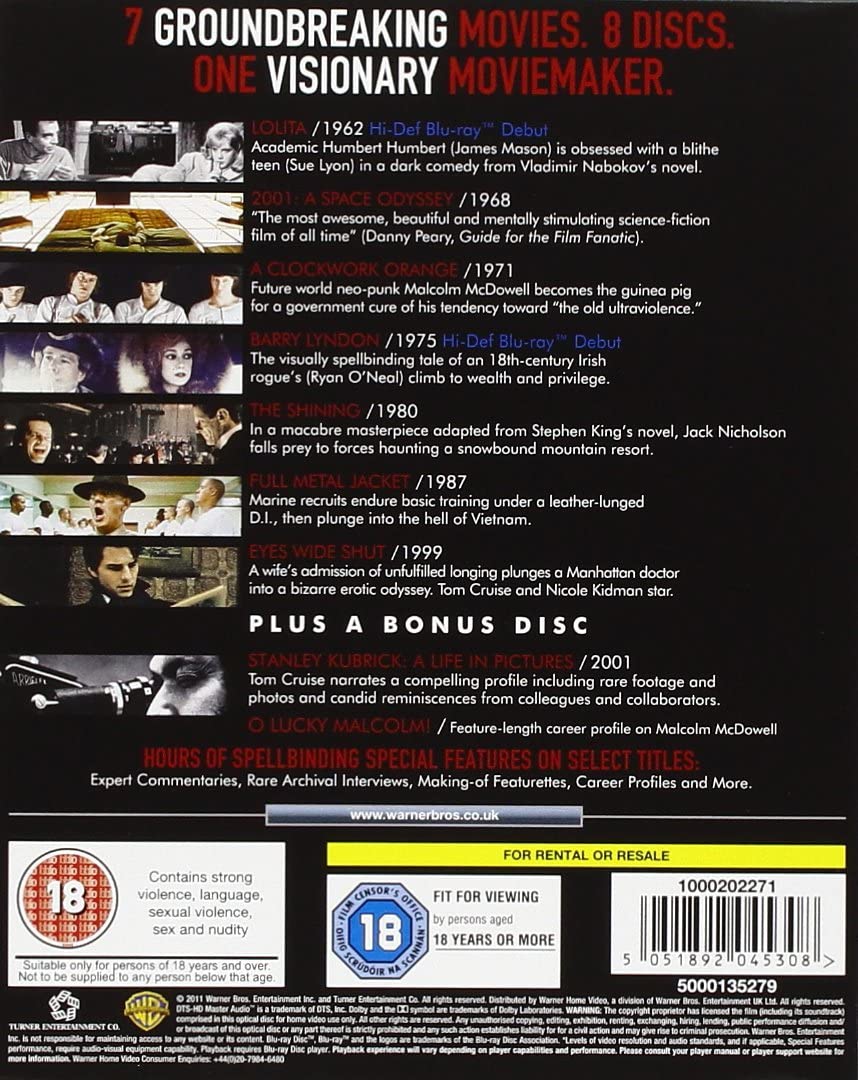 Stanley Kubrick: Visionary Filmmaker Collection (1962-1999) - Blu-ray 2