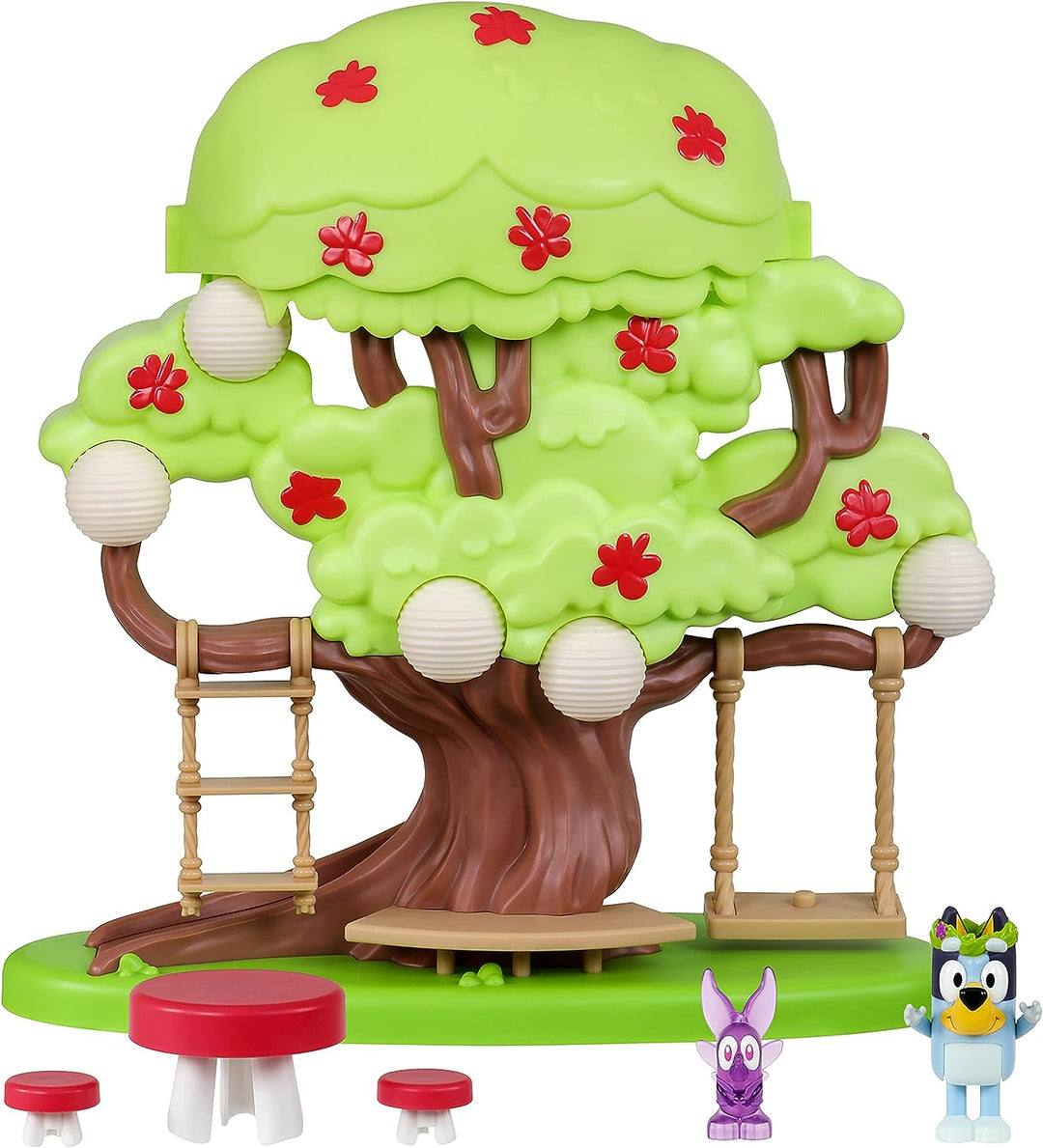 Bluey Tree Playset With Secret Hideaway, Flower Crown And Secret Fairy Figure