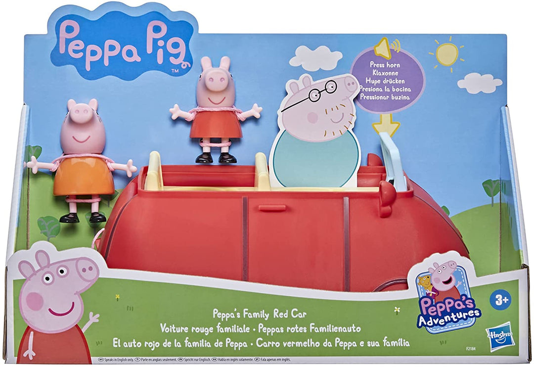 Peppa Pig Peppa&#39;s Adventures La voiture rouge familiale de Peppa