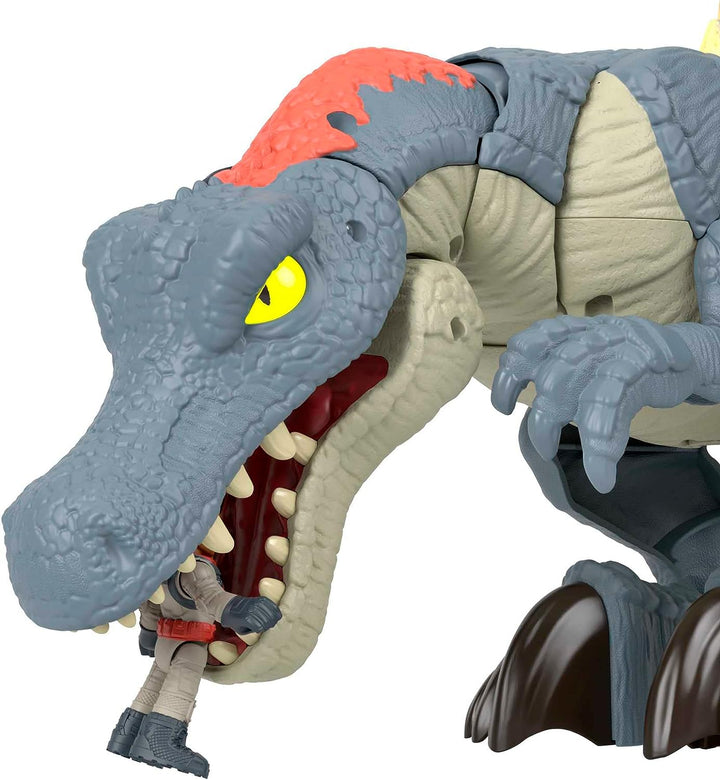 Fisher Price Imaginext Jurassic World Ultra Snap Spinosaurus with Lights & Sounds