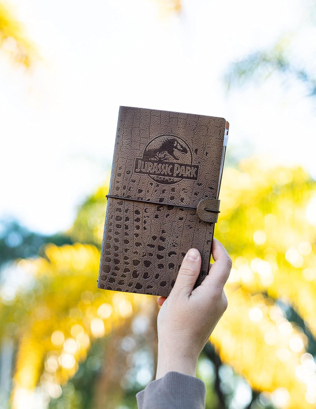 Grupo Erik Jurassic Park Travel Journal | PU Leather Journal Notebook | Diary Journal