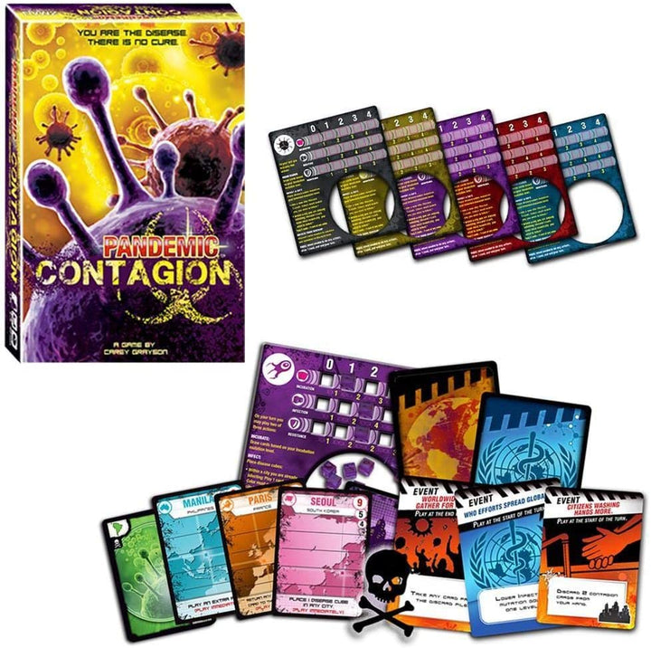 Z-Man Games | Pandemic Contagion | Board Game | Ages 14+ | For 2 to 4 Players