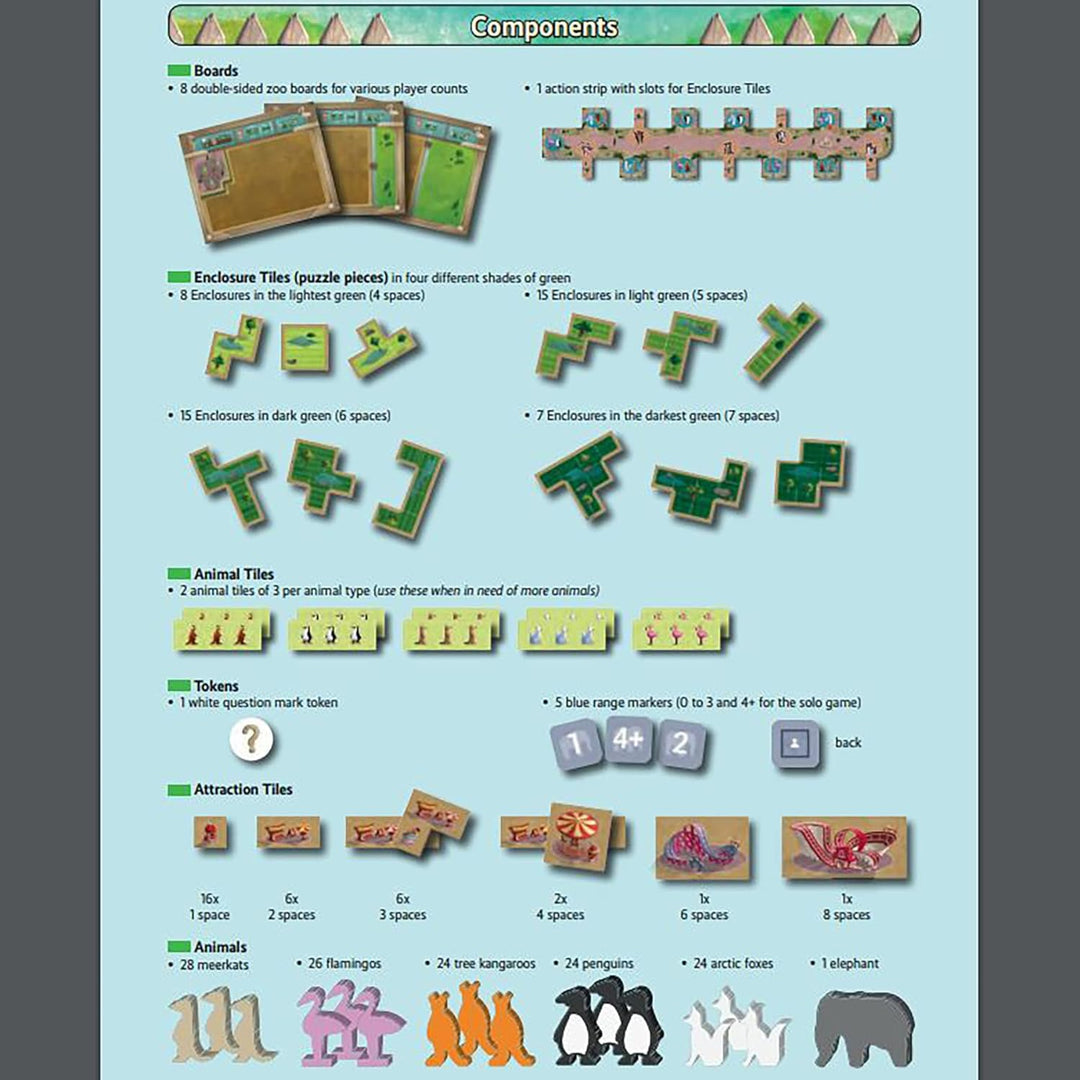 New York Zoo Board Game