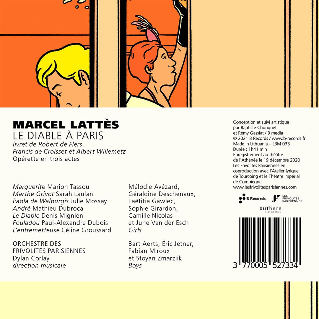 Marcel Lattès: Le Diable à Paris [Audio CD]