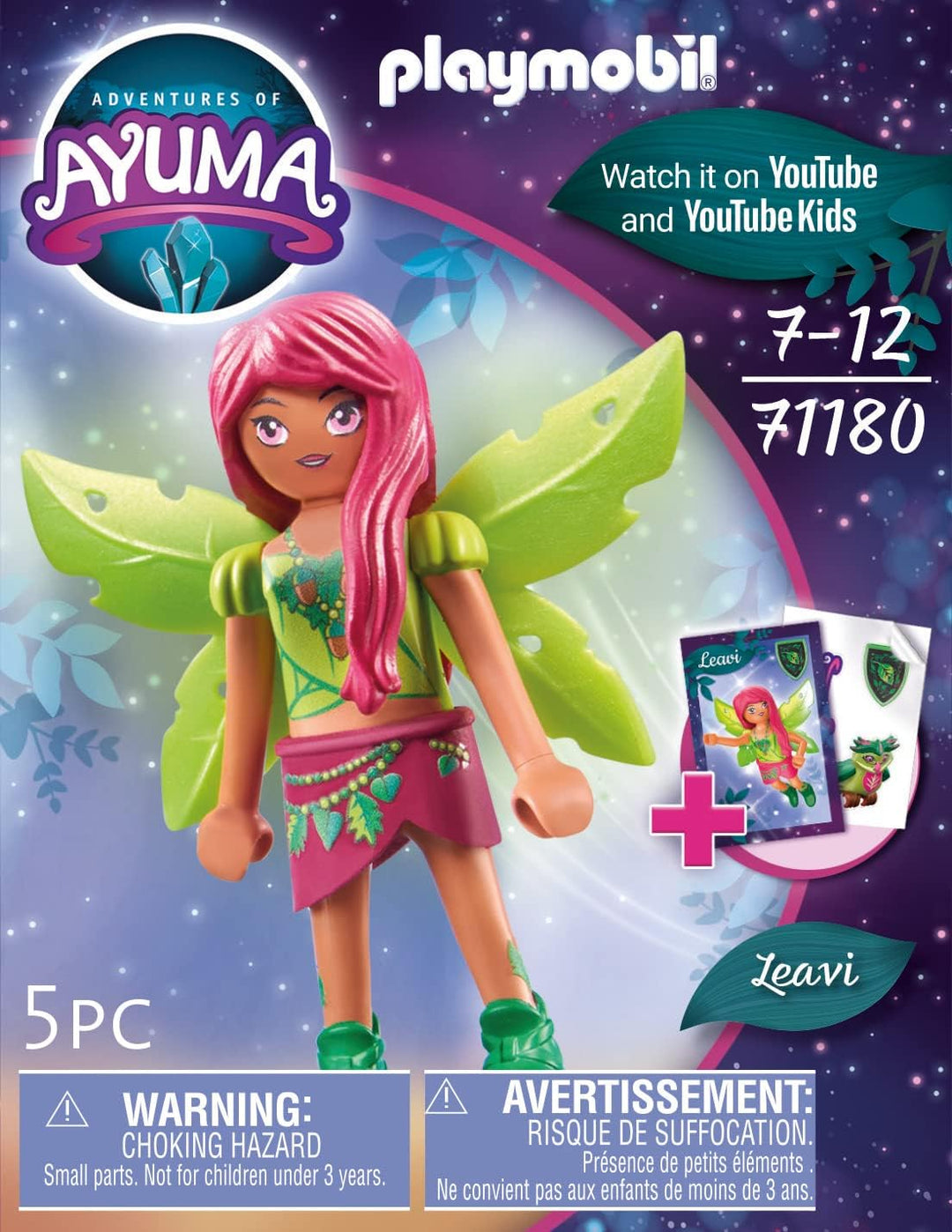 Playmobil 71180 Adventures of Ayuma - Forest FAiry Leavi, fAiries, Mystical Adventures, Fun Imaginative Role-Play, Playset Suitable for Children