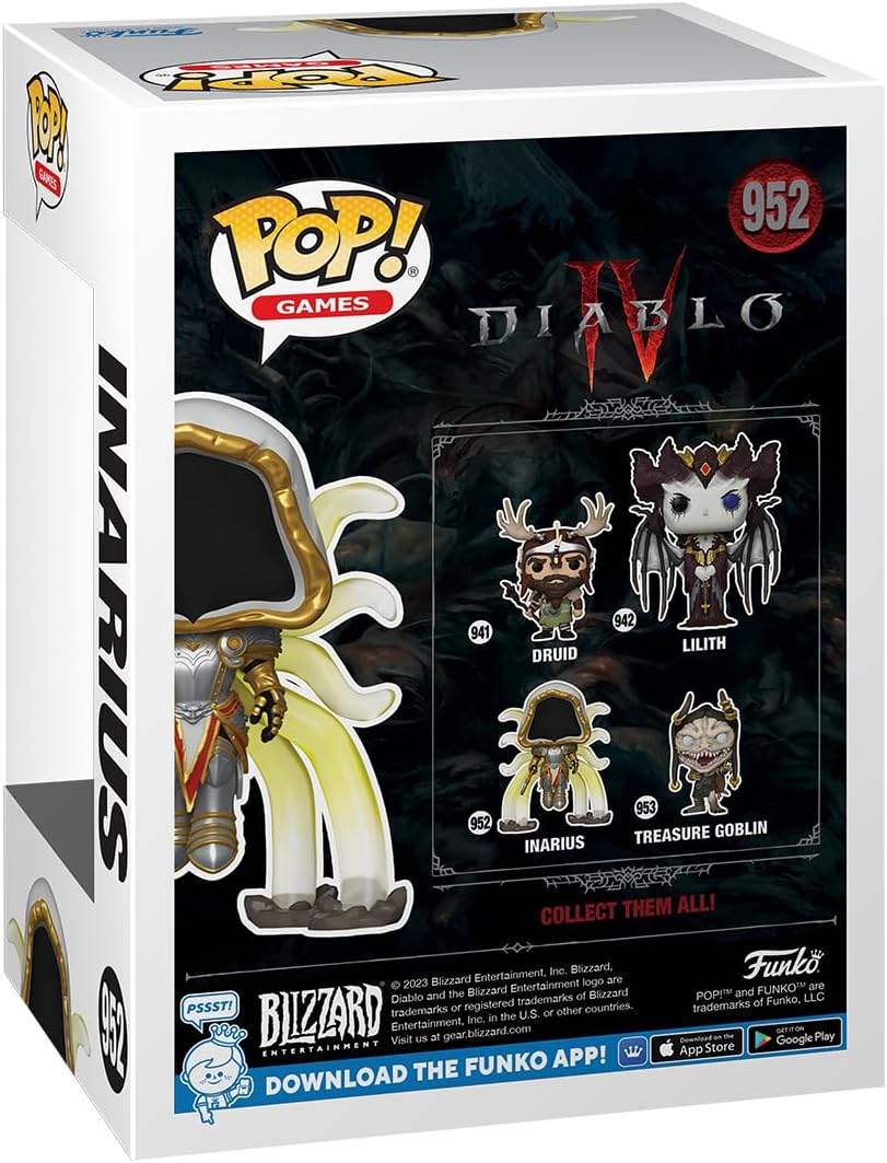 Funko POP! Games: Diablo 4- Inarius - Collectable Vinyl Figure