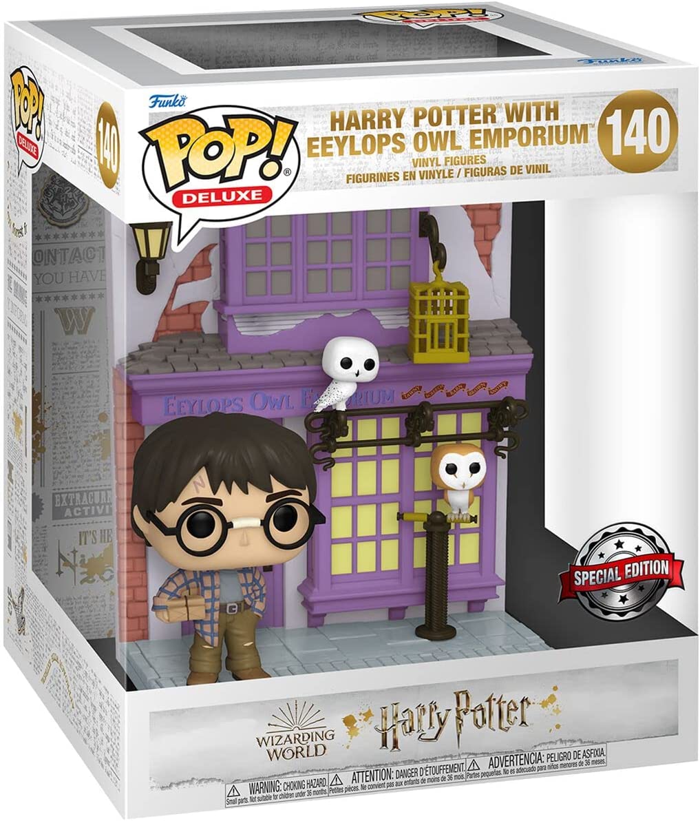 Harry Potter with Eyelops Owl Emporium Diagon Alley Exclusive Funko Pop! Vinyl #140