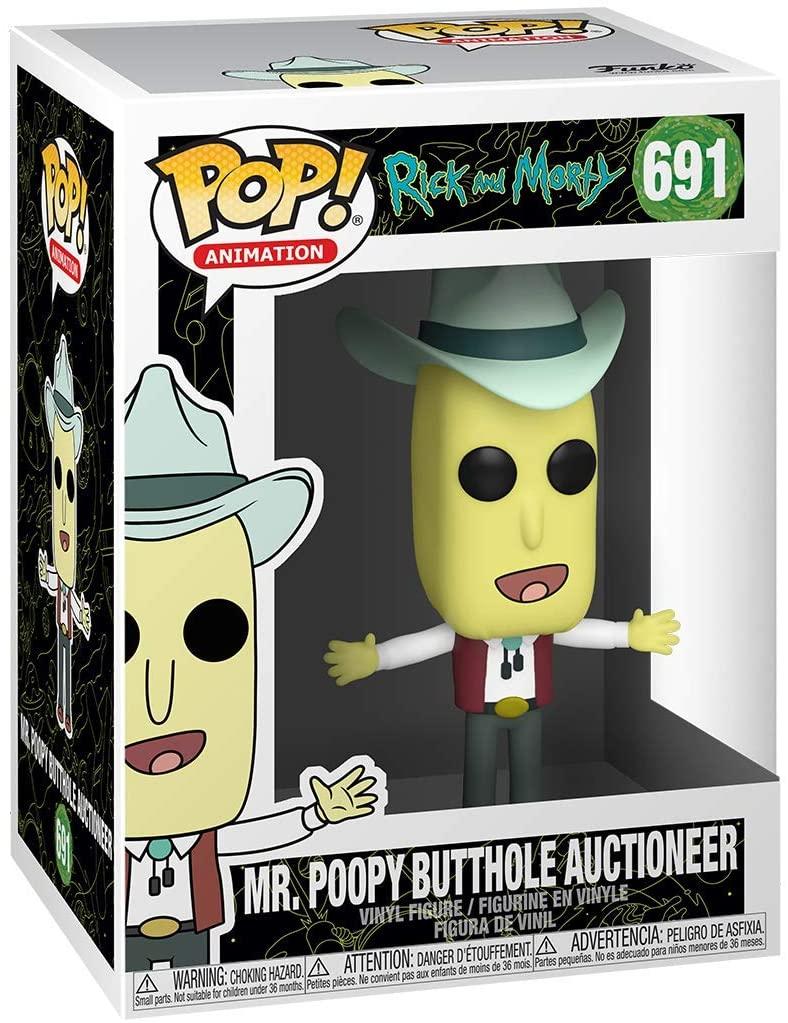 Rick y Morty Sr. Culo de Caca (Subastador) Funko 45439 Pop! Vinilo #691