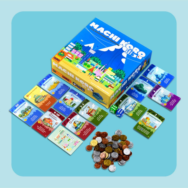 Pandasaurus Games PAN201821 Machi Koro 5th Anniversary Edition, Mixed Colours