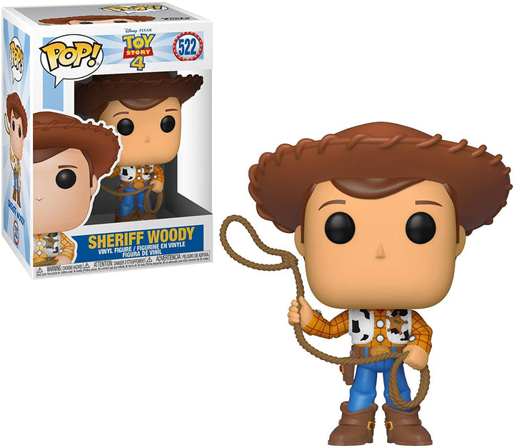 Disney Pixer Toy Story 4 Sheriff Woody Funko 37383 Pop! Vinilo n. ° 522
