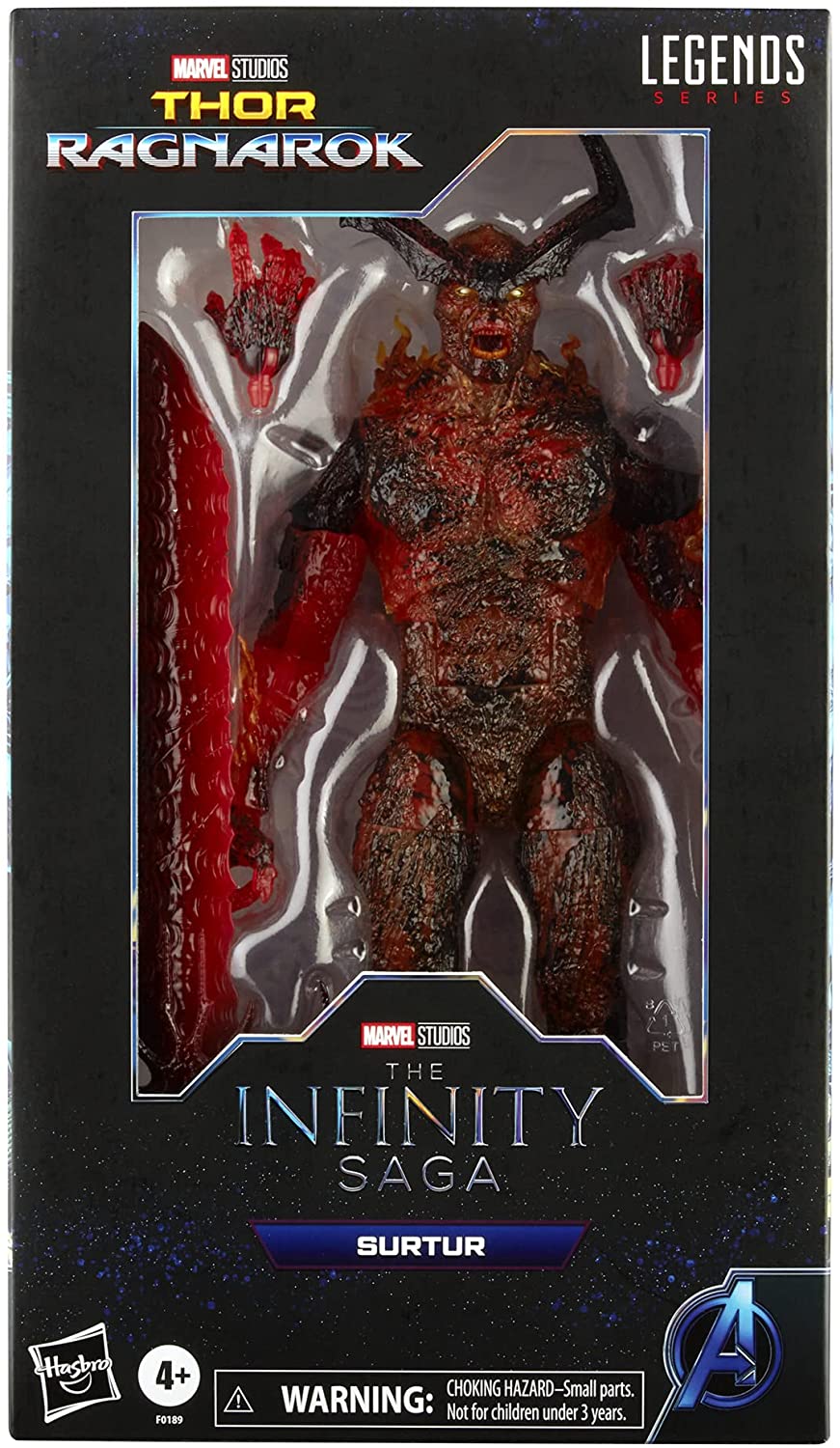 Hasbro Marvel Legends Series 15-cm-scale Action Figure Toy Surtur, Includes Premium Design and 3 Accessories