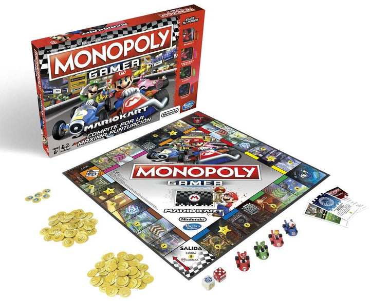 Monopoly – Gamer Mario Kart, Multicoloured (Hasbro E1870105)