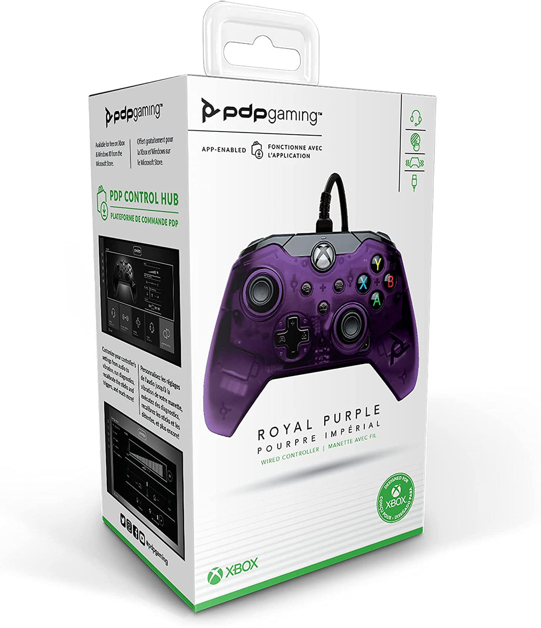 PDP Controller Wired Xbox Series X?S, Purple