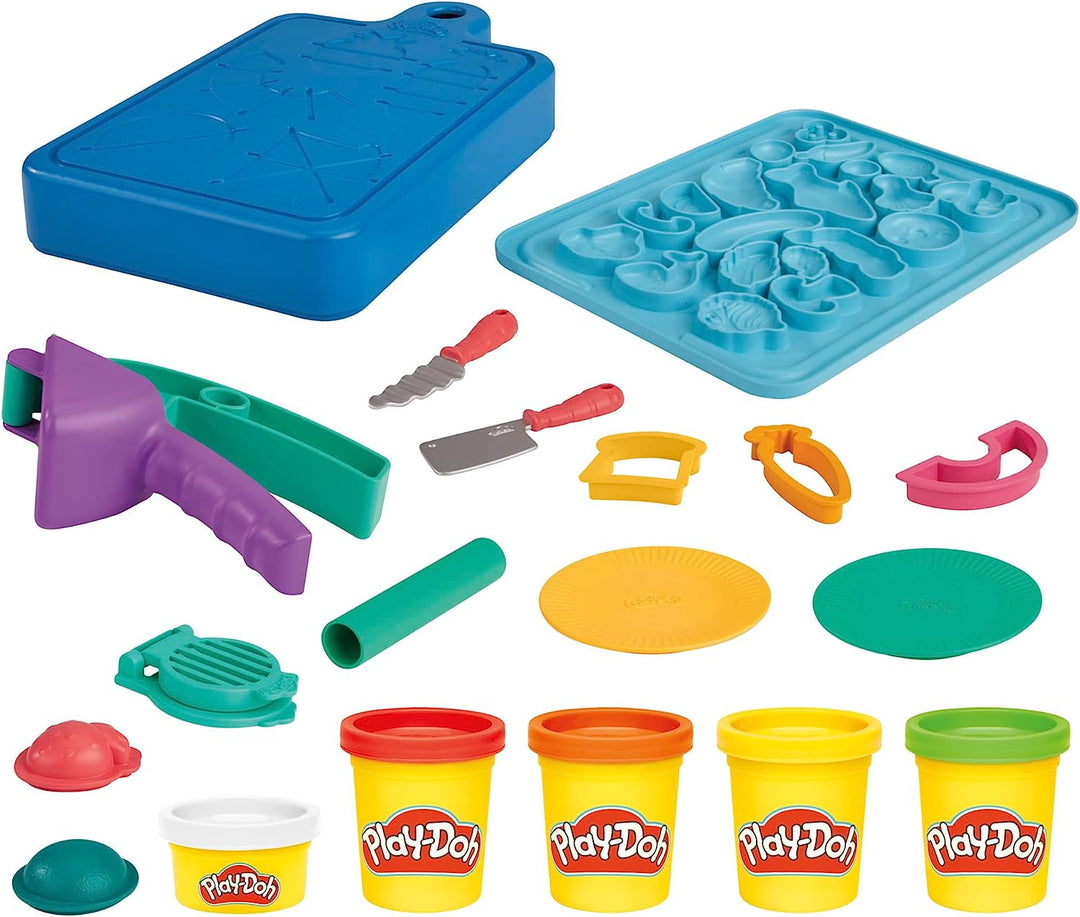 Play-Doh Little Chef Starter Set with 14 Play Kitchen Accessories, Preschool Toys