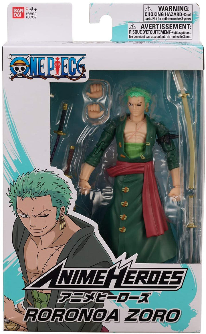 Anime Heroes – One Piece – Roronoa Zoro Action Figure 36932,various