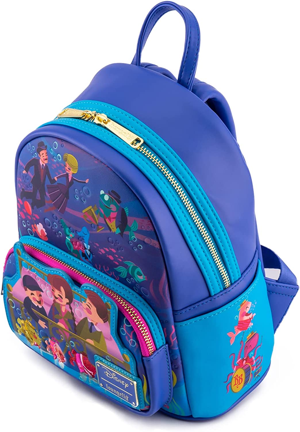 Loungefly Disney Bedknobs and Broomsticks Beautiful Briny Ballroom Mini Backpack