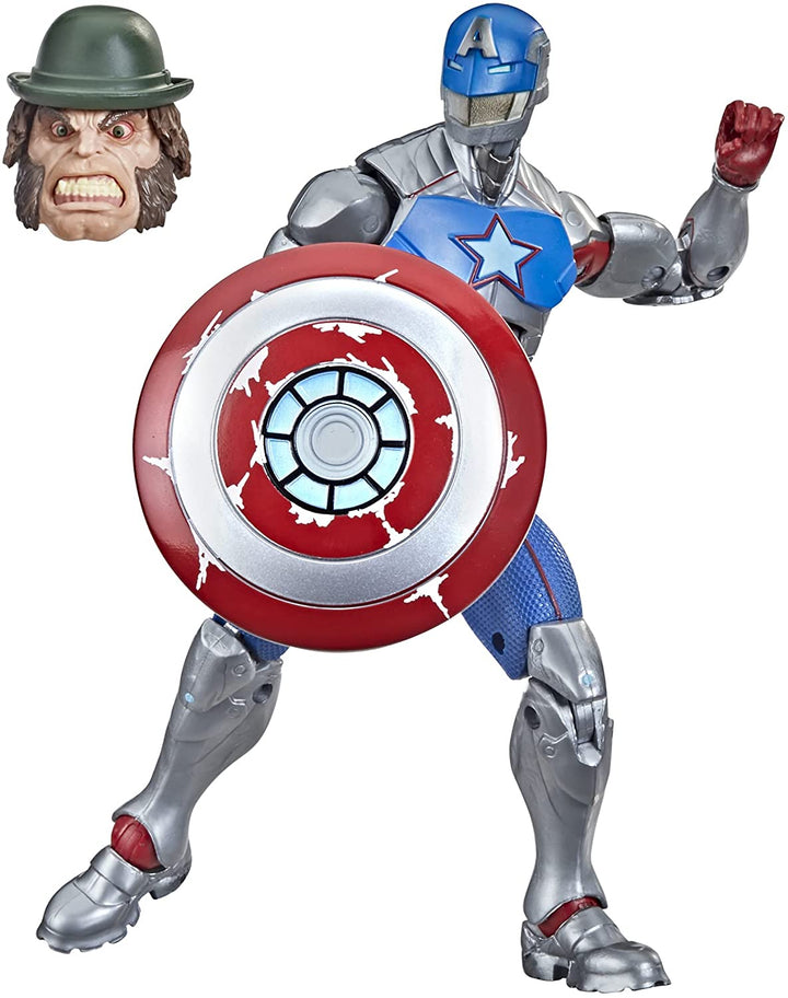 Hasbro Marvel Legends Series 15-cm Collectible Civil Warrior Action Figure Toy for Ages 4 and Up With Shield Accessory F0250