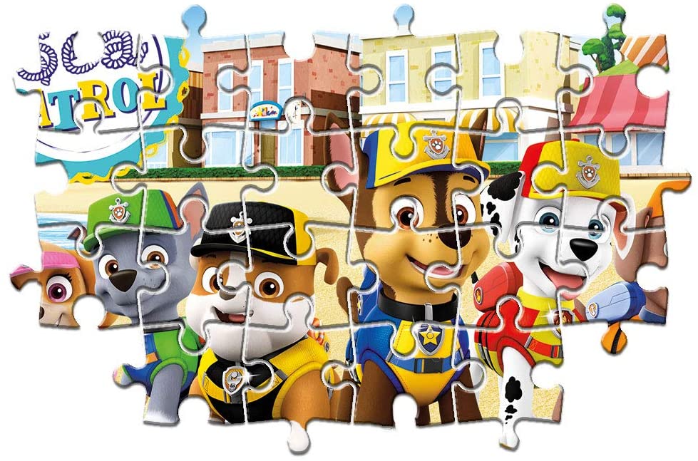 Clementoni 25262, Paw Patrol Supercolor Puzzles for Children - 3 x 48 Pieces, Ages 4 years Plus