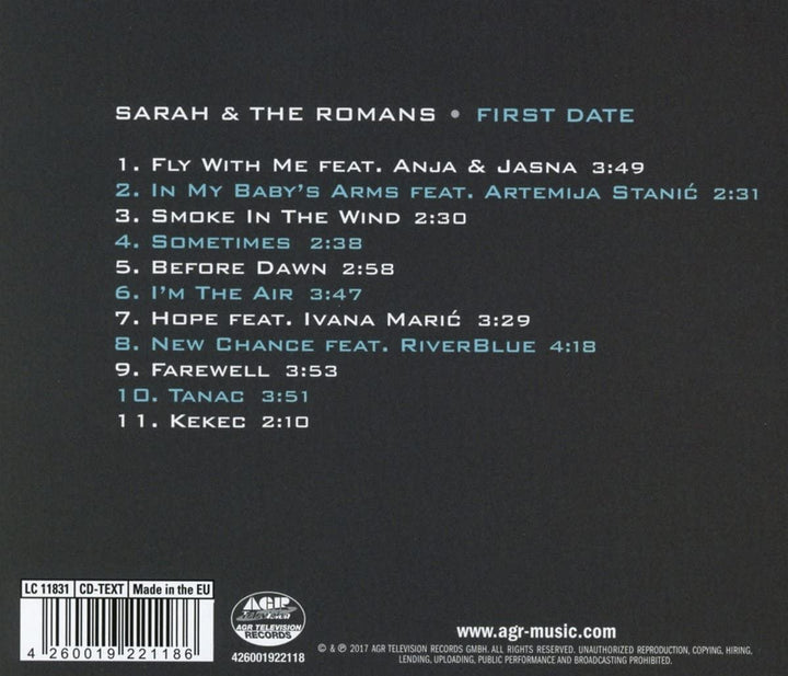 Sarah And The Romans - First Date [Audio CD]