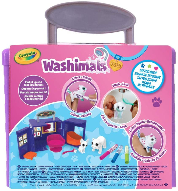 Crayola Washimals Pets Tattoo Shop Playset