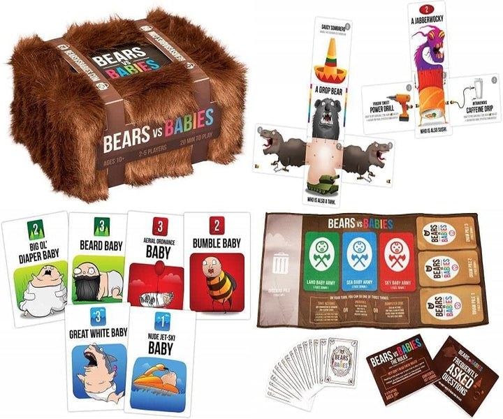 Bears vs Babies by Exploding Kittens - A Monster-Building Card Game - Family Card Game - Card Games For Adults, Teens & Kids