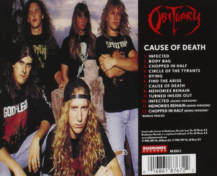 Cause of Death - Obituary [Audio CD]